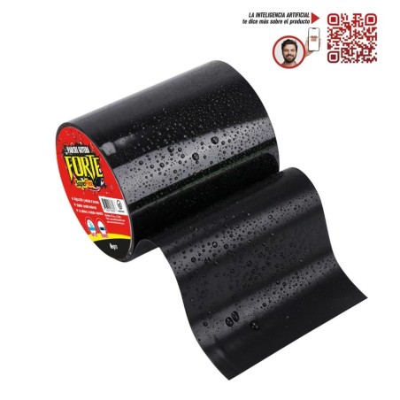 CINTA ADHESIVA FORTE TAPAGOTERA NEGRO 10X1,5 MTS