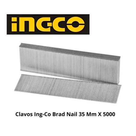 CLAVOS INGCO BRAD NAIL 35 MM X 5000 UNID ANA18351
