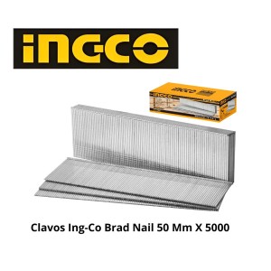 CLAVOS INGCO BRAD NAIL 50 MM X 5000 UNID ANA18501