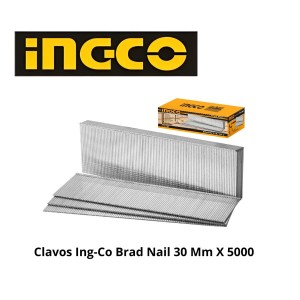 CLAVOS INGCO BRAD NAIL 30 MM X 5000 UNID ANA18301