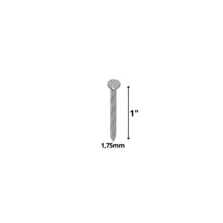 CLAVO CONCRETO ESTRIADO 1,0"