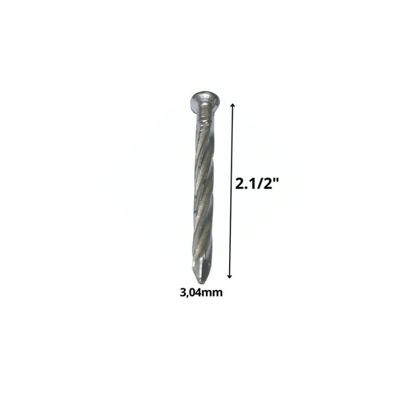 CLAVO CONCRETO ESTRIADO 21/2"