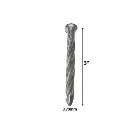 CLAVO CONCRETO ESTRIADO 3,0"