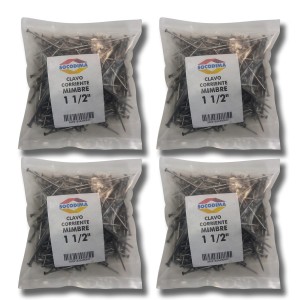 CLAVO CORRIENTE MIMBRE (40) 1,1/2" BOLSA 1K