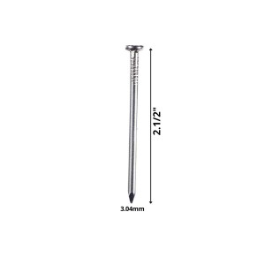 CLAVO CORRIENTE (63) 2,1/2" BOLSA 1 K
