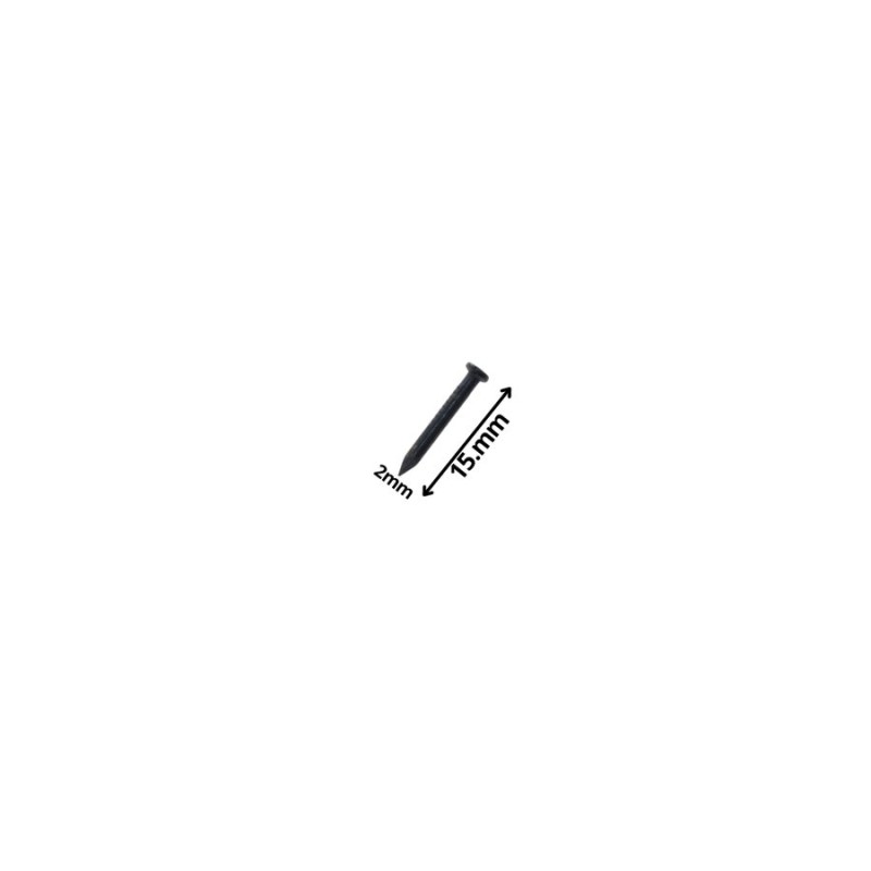 CLAVO CONCRETO LISO NEGRO 2,0 X 15 MM