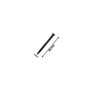 CLAVO CONCRETO LISO NEGRO 2,0 X 30 MM