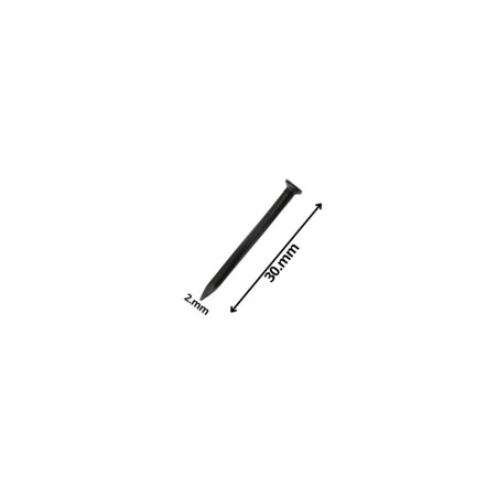 CLAVO CONCRETO LISO NEGRO 2,0 X 30 MM