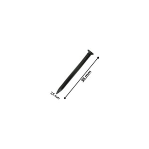 CLAVO CONCRETO LISO NEGRO 2,5 X 38 MM