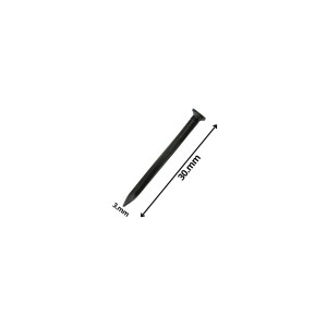 CLAVO CONCRETO LISO NEGRO 3,0 X 30 MM