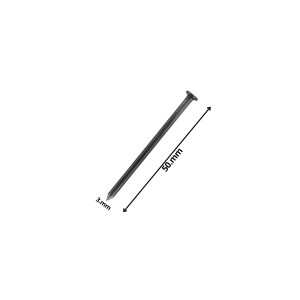 CLAVO CONCRETO LISO NEGRO 3,0 X 50 MM