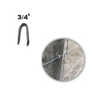 GRAPAS GALVANIZADAS PARA MADERA TIPO U (20) 3/4"
