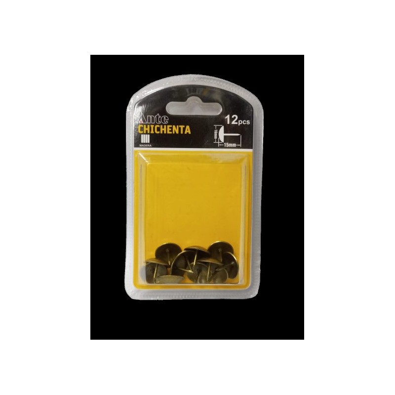 CLAVO TAPICERO 16X15MM 12PCS 242064