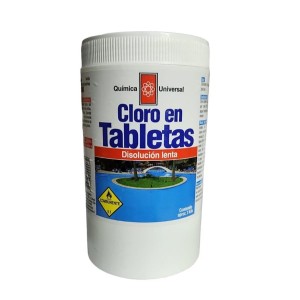 CLORO PISCINAS QUIMICA UNIVERSAL TABLETAS 1 KG POT