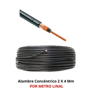 ALAMBRE CONCENTRICO 2 X 4 MM