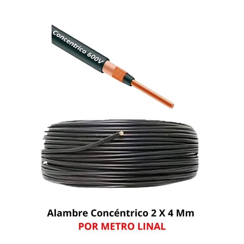 ALAMBRE CONCENTRICO 2 X 4 MM