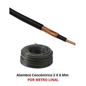 ALAMBRE CONCENTRICO 2 X 6 MM X MT