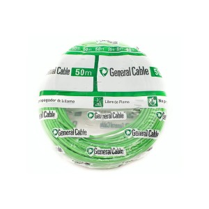 CABLE LIBRE HALÓGENO (EVA) 1,5 MM VERDE
