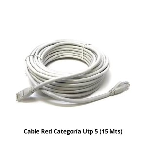 CABLE RED CATEGORIA UTP 5 (15 MTS)