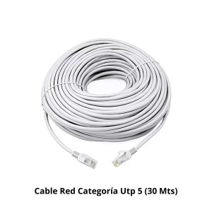CABLE RED CATEGORIA UTP 5 (30 MTS)