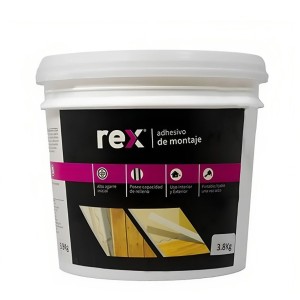 SILICONA REX MONTAJE BEIGE 3.8 GL 30330