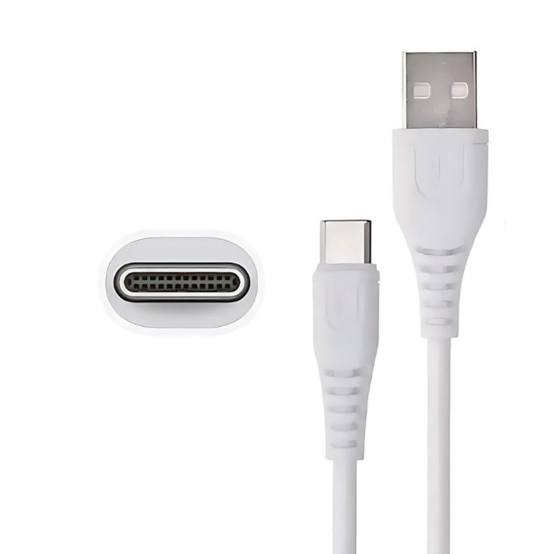 CABLE CARGA TELEFONO USB T/C A USB T/A CA707M 1 MT