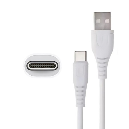 CABLE CARGA TELEFONO USB T/C A USB T/A CA707M 1 MT