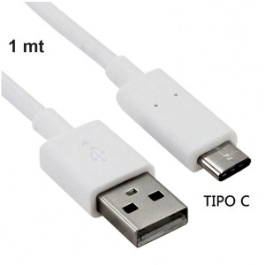 CABLE CARGA TELEFONO USB T/C A USB T/A CA707M 1 MT