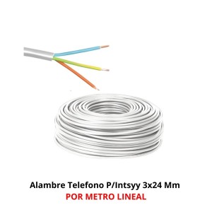 ALAMBRE TELEFONO P/INTSYY 3X24 MM
