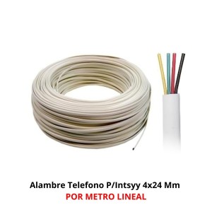 ALAMBRE TELEFONO P/INTSYY 4X24 MM