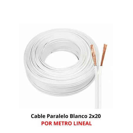 CABLE PARALELO BLANCO 2X20