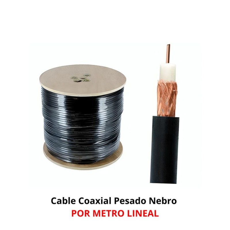 CABLE COAXIAL PESADO MT NEGRO