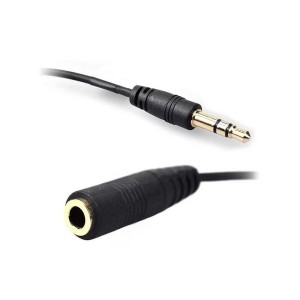 CABLE PLUG STEREO 3.5 MACHO HEMBRA 1.80 MT CA174