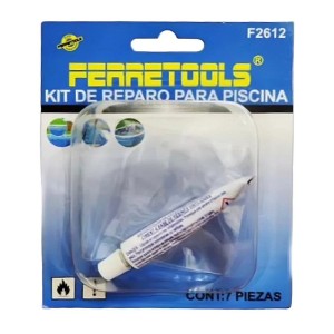 PARCHE PARA PISCINA KIT DE REPARO 7 PIEZAS F2612 T