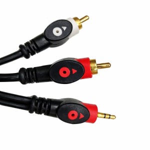 CABLE PLUG 3.5 ST A 2 PLUG RCA CA1472 PRO 1.80 MT