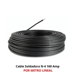 CABLE DE SOLDAR CUBIERTA DE GOMA 19 MM 160 AMP