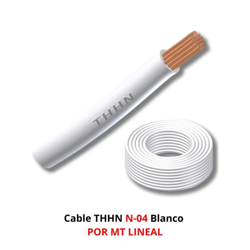 CABLE THHN N-04 BLANCO
