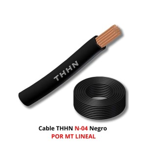 CABLE THHN N-04 NEGRO