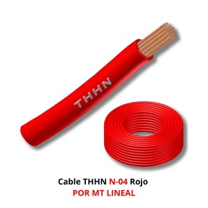 CABLE THHN N-04 ROJO