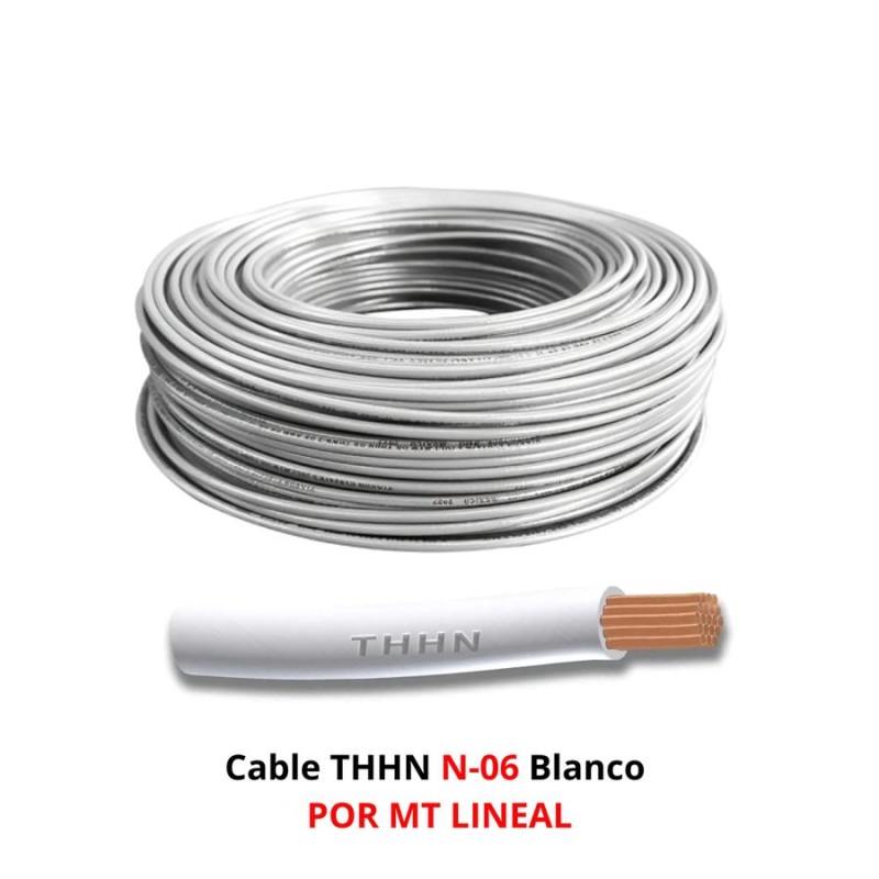 CABLE THHN N-06 BLANCO