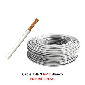 CABLE THHN N-12 BLANCO