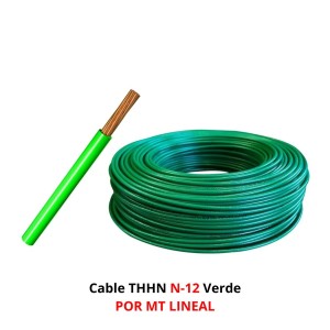 CABLE THHN N-12 VERDE
