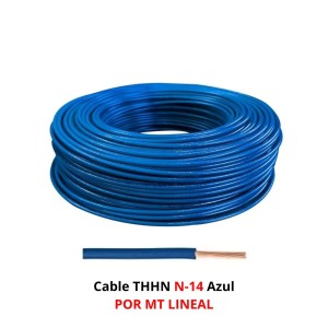 CABLE THHN N-14 AZUL