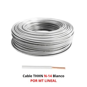 CABLE THHN N-14 BLANCO