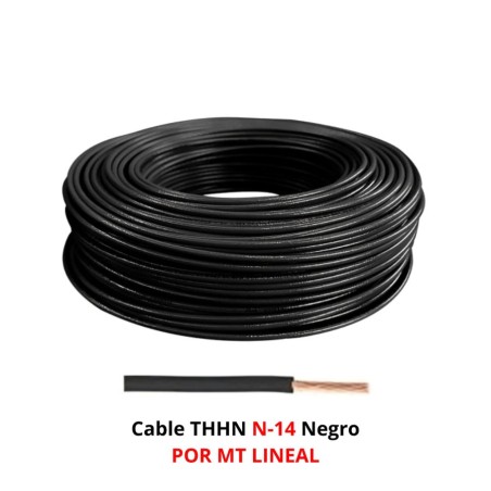 CABLE THHN N-14 NEGRO