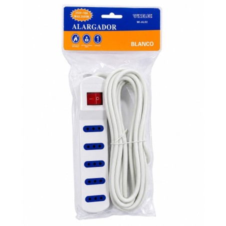 ALARGADOR WINELEC 5 POSICIONES 3,0 MT BLANCO C/INT