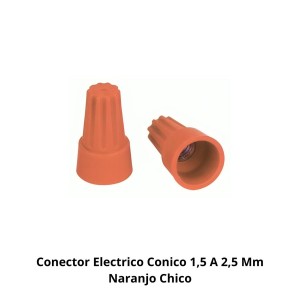 CONECTOR ELECTRICO CONICO 1,5 A 2,5 MM/18-12 NARAN