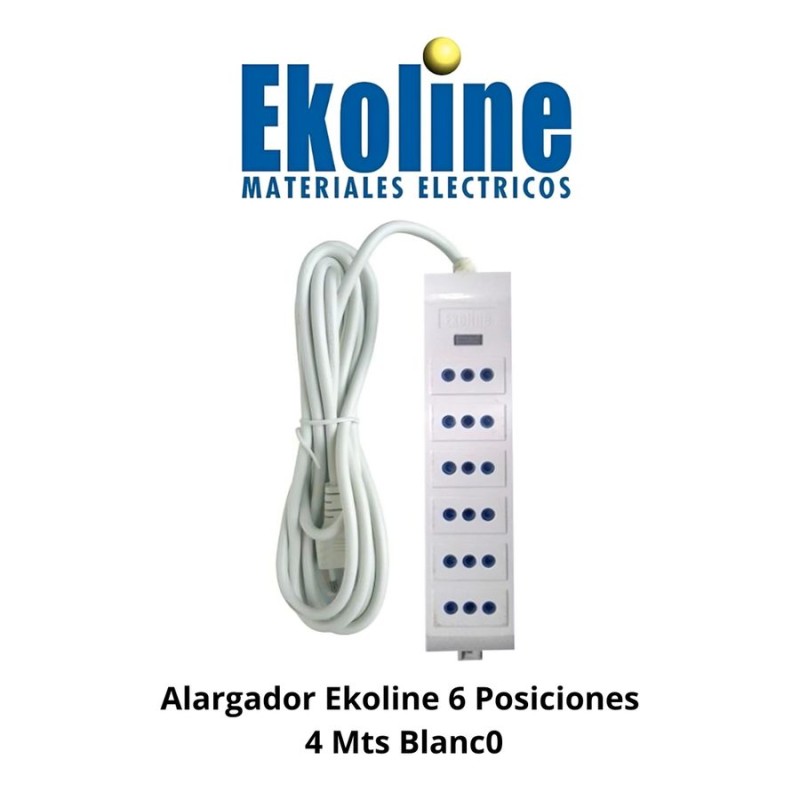 ALARGADOR EKOLINE 6 POSICIONES 4 MTS BLANC0