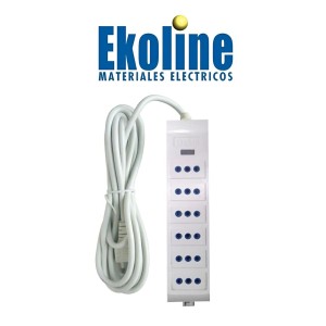 ALARGADOR EKOLINE 6 POSICIONES 5 MTS BLANC0