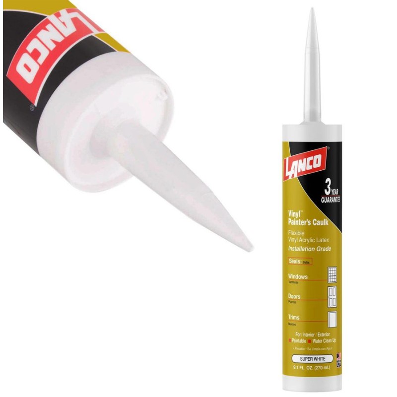 SILICONA LANCO SELLADOR FLEXIBLE ACRILICO PINTABLE
